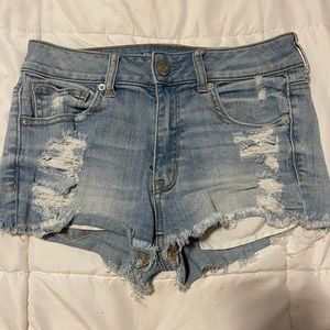 American Eagle Distressed Denim Shorts